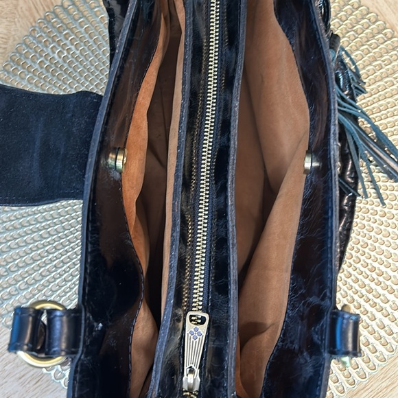 Patricia Nash Rienzo Satchel - Autumn Plaid Purse - Picture 12 of 15